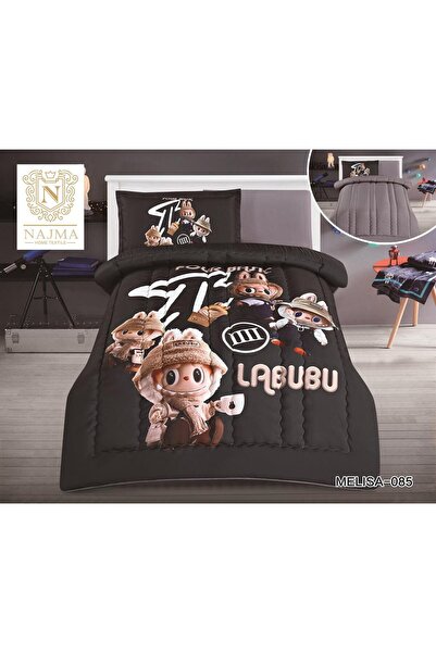NAJMA Children's bedspread with a beautiful graphic design, made of luxurious microfiber, cool and elegant, quilt size 170*230
