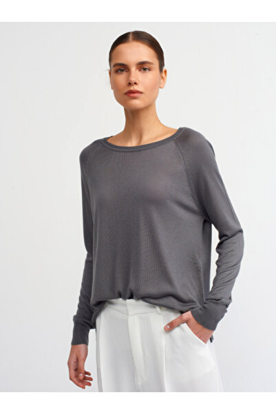 VETTA Crew Neck Basic Thin Knitwear Sweater