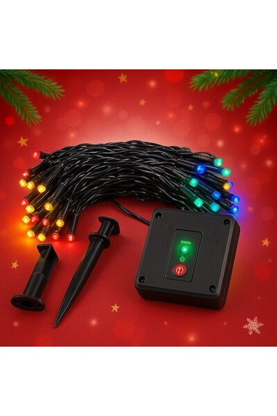 OEM Solar LED Installation, 60 LEDs, 8m, Multicolor, Waterproof