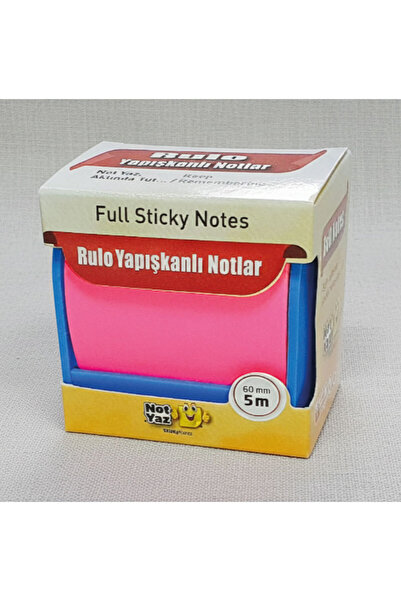 NotYaz Plastik Aparatlı Yapışkanlı Rulo