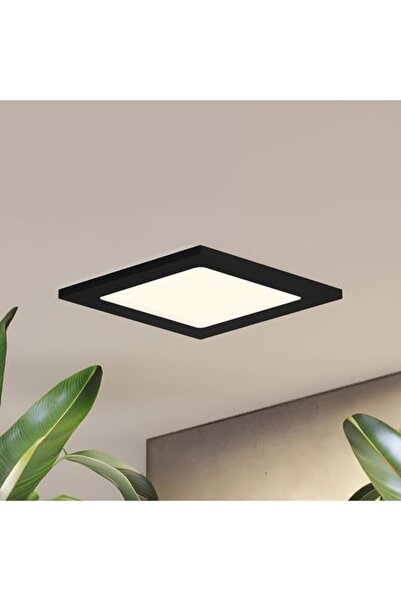 MAXLED 12W 6500K Beyaz Işık Siyah Kasa Sıva Altı Kare LED Spot MX-1034