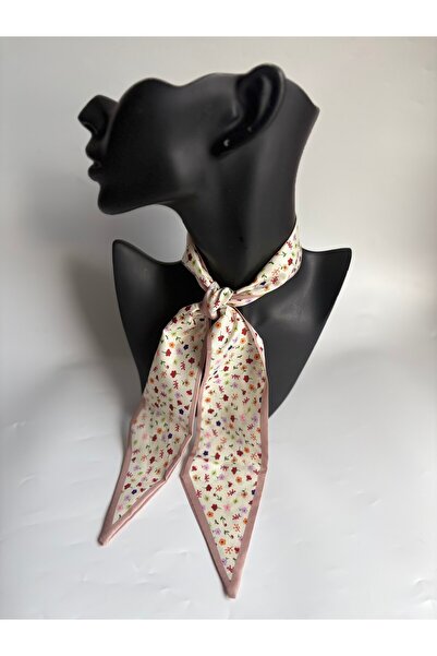 BHR AKSESUAR Patterned Thin Scarf, Ribbon (6X85 cm)