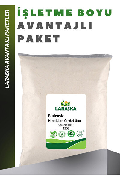 Laraska Glutensiz Hindistan Cevizi Unu 5kg - Coconut Flour Gluten Free