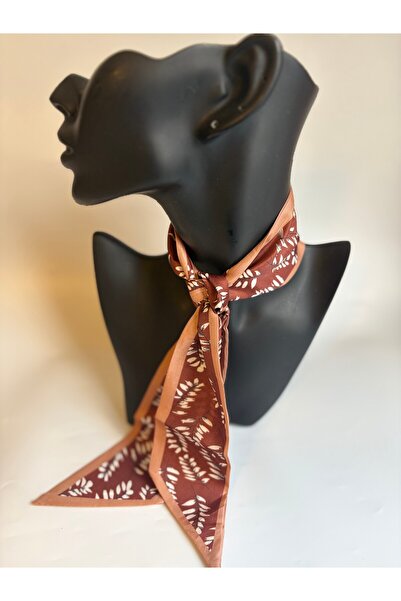 BHR AKSESUAR Patterned Thin Scarf, Ribbon (6X85 cm)