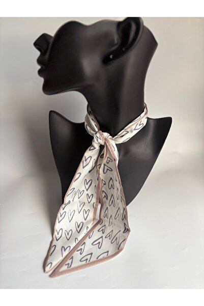 BHR AKSESUAR Patterned Thin Scarf, Ribbon (6X85 cm)