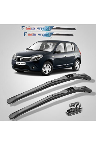TEAMCAR Ștergătoare de parbriz Dacia Sandero I (2008-2012) Hybrid față set