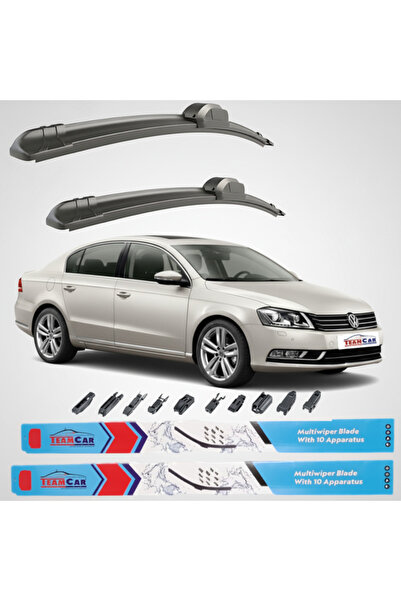 TEAMCAR Υαλοκαθαριστήρες Volkswagen Passat B7 (20102014) Εμπρός σετ