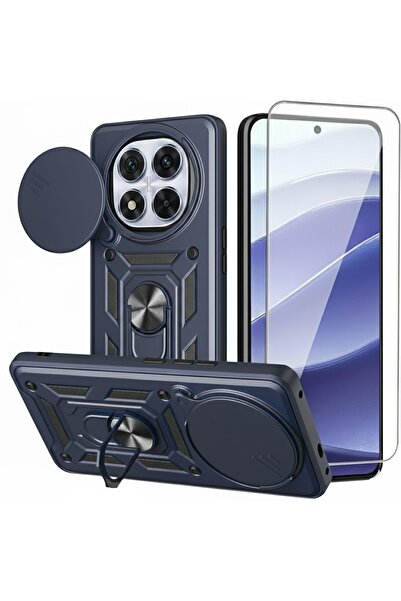 Kipgsm Redmi Note 14 Pro Plus 5G Uyumlu Ekran Koruyucu+Kılıf Sürgülü Yüzüklü ...