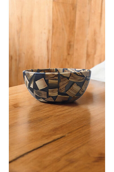 ayrawood Epoksi Zeytin 17X8Cm Salata Kasesi Dekor Kamp Otantik Translates To:...
