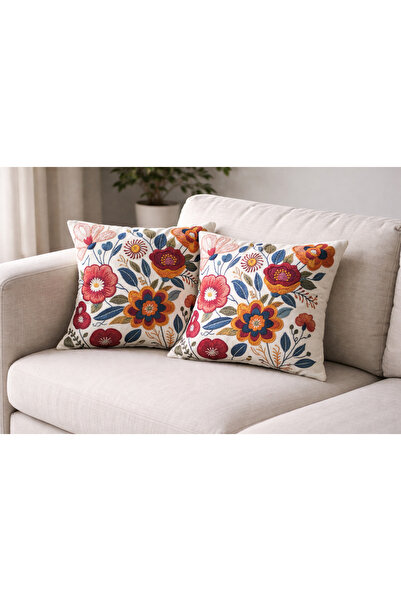 ÖZDAĞ HOME CONCEPT 3D Digital Printing Decorative Throw Pillow Cover 43X43 cm – Single-Sided Printing, Vibrant Colors