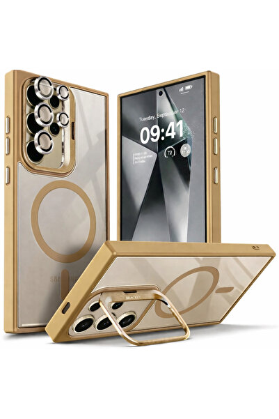 Kipgsm Samsung Galaxy S25 Ultra Kılıf Magsafe Destekli Kamera Lens Koruyucu H...