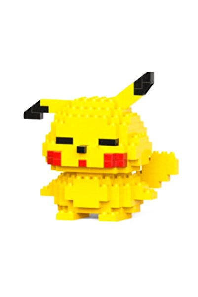 Twins Stars Bricks Pikachu Pokemon 3d Yapboz Puzzle Yapı