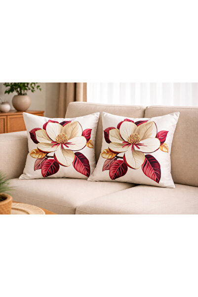 ÖZDAĞ HOME CONCEPT 3D Digital Printing Decorative Throw Pillow Cover 43X43 cm – Single-Sided Printing, Vibrant Colors