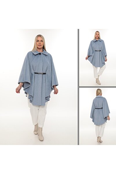 Wazze BEBE MAVİSİ KAŞE PANÇO