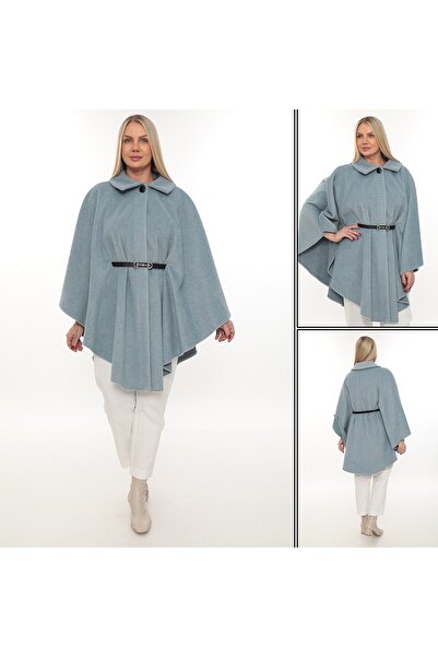 Wazze MAVİ KAŞE PANÇO