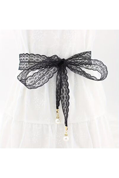 Fiyonks Atölye Lace Belt, Dress Belt, Women's Belt, Children's Belt, Handmade Belt