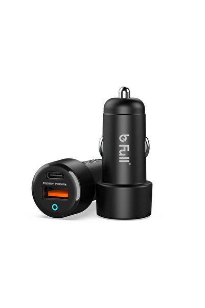 b Full bFull 53W Car Charger with PD + QC & PPS Fast Charging – Dual Port Smart & Safe Charging