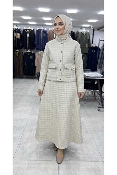 ALMİNA Queen Bedding Set with Bedskirt