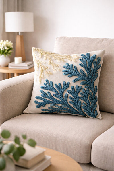 ÖZDAĞ HOME CONCEPT 3D Digital Printing Decorative Throw Pillow Cover 43X43 cm – Single-Sided Printing, Vibrant Colors