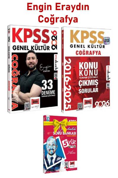 Yargı Yayınları 2026 Yargı KPSS Coğrafya Deneme+KPSS Coğrafya Çıkmış Sorular ...