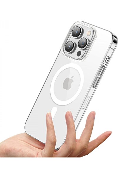 Green Lion MagSafe Delgado Case for iPhone 14 Plus from Green (6.7 inches) - Transparent