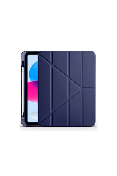 VINTESSY Ipad 2022 10.9 (10th generation) mars tablet case with pencil holder - navy blue
