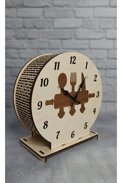Porsuk Modern Özel Tasarım Mutfak Masa Saati
