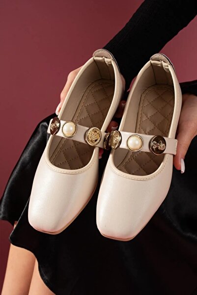 Mater Ayakkabı Women's Ballet Flats Stylish Home Business Office Daily Shoes