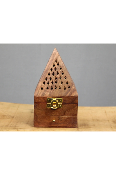 Epilons Wooden Tower Incense Burner Model 2