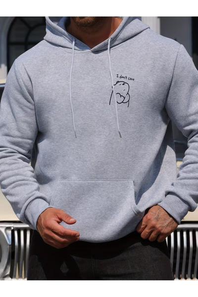 Sweet Cotton سويت شيرت بغطاء للرأس بجيب الكنغر للجنسين