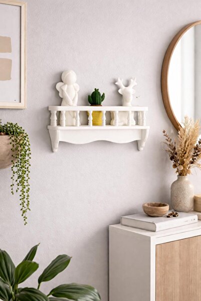 NOVATECH İNOVASYON Dekoratif Balkon Raf Ev Dekorasyonu Çift Taraflı Bant İle ...