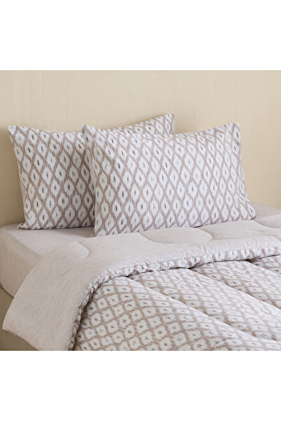 Home Box طقم لحاف مزدوج من القطن المطبوع من أورورا زابتا، مكون من 3 قطع - 160...