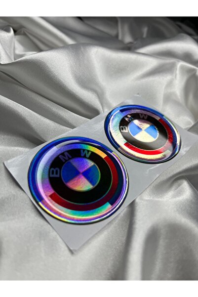 CEBECİOTO Hologram 50 Years Damla Etiket 5X5 2Li Motor Accessory Etiket Sticker Reflektör Compatible