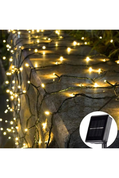 Epilons Iluminat de grădină cu cablu solar negru