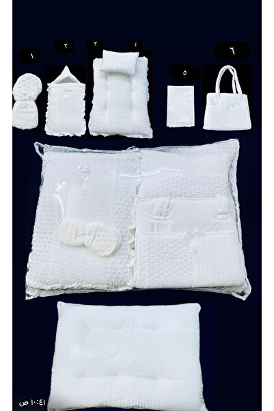 ZEE STAR طقم اطفال فاخر من الاخر مكون من6قطع مصنع من القماش محبب ناعم