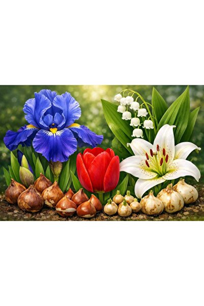 CANBOTANİK MEZARLIK ÇİÇEK SOĞANLARI 10 ADET SOĞAN 4 SÜSEN 2 NERGİS 2 ZAMBAK 2...