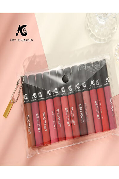 AMYTIS GARDEN 12-piece liquid lipstick set (