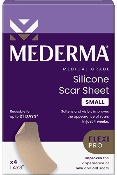 Mederma Medical Grade Silicone Scar Sheets - Improves Appearance of Old & New Scars from Injury, Bur