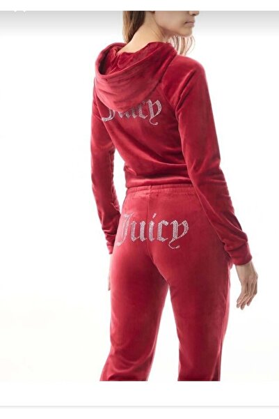 eyonnwear Y2K KADİFE Taşlı EŞOFMAN TAKIMI Alt Üst Takım