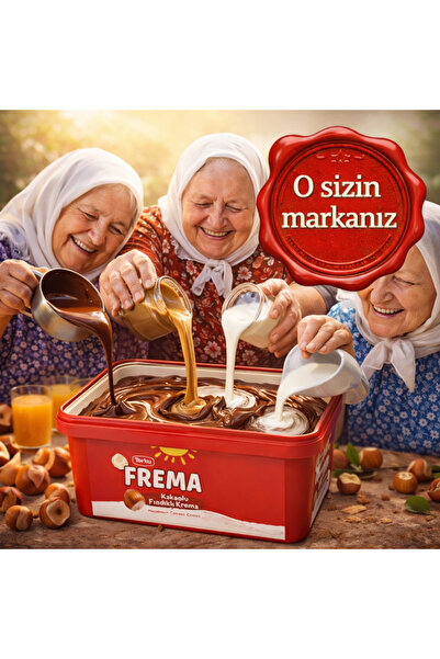 Torku 1000 GRAM DEV PAKET Kakaolu Fındıklı Krema