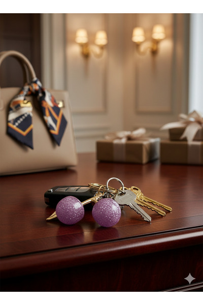 Case collection إكسسوار سلسلة مفاتيح على شكل كرز أحمر، زخرفة كرز براقة لامعة