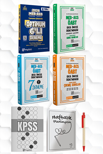 Pegem Akademi Yayıncılık 2026 OKUL ÖNCESİ ÖĞRETMENLİĞİ-AGS ÖABT MUHTEŞEM SET ...
