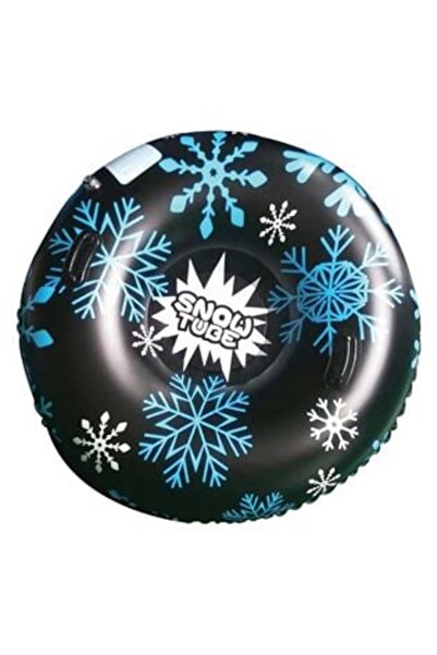 OEM Inflatable Sled for Adults Black with Blue Snowflakes 120 cm