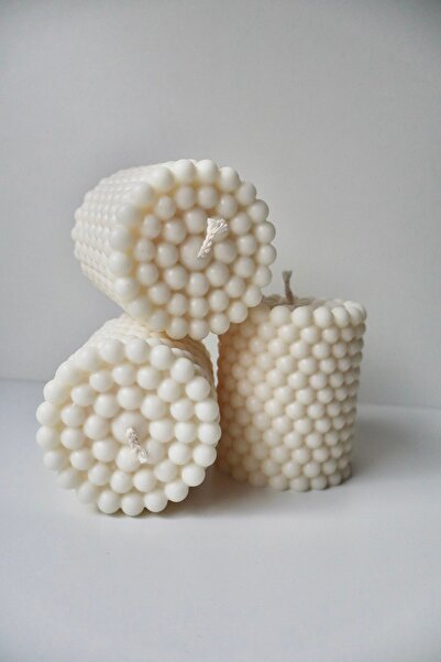 MUM Bubble Silindir Doğal Soya Mumu – El Yapımı Dekoratif Baloncuk | Minimal ...