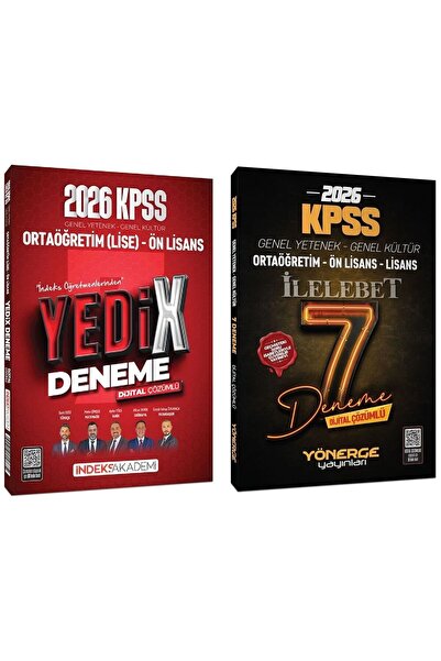 İndeks Akademi İndeks + Yönerge 2026 KPSS Lise Ortaöğretim Ön Lisans YEDİX 7+...