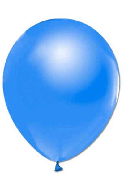 BenimMarifetlerim Metallic Blue Balloon 12 Inch 30 Pieces