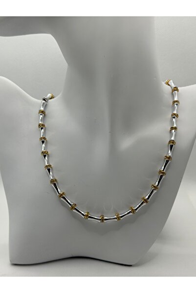 YAMİ قلادة دوريكا مزدوجة اللون