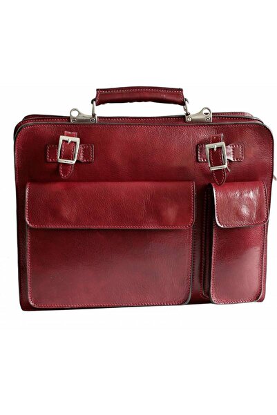 UTIL LAND FASHION Genuine vachetta leather briefcase, S126