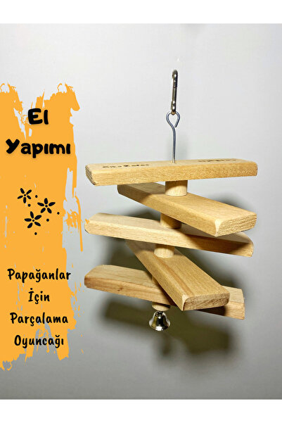 Ciko Kafes Wooden Shredding Toy for Parrots