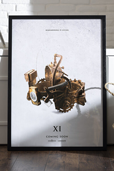 Duvarda Poster cu ramă din lemn negru, pictură murală cu tematică de film